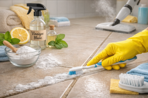 nettoyer joints céramique avec bicarbonate et vinaigre blanc