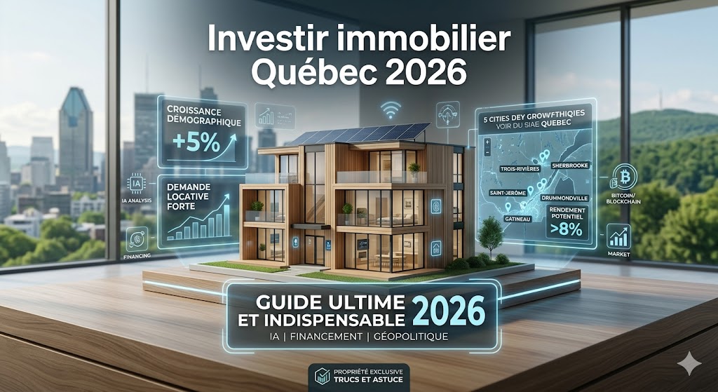 Investir immobilier Québec 2026 : Le Guide Ultime des
