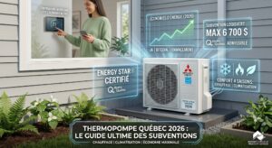 Thermopompe Québec 2026 : Installation et subvention LogisVert de 6 700 $