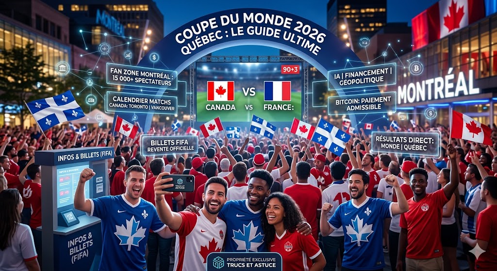 Coupe du Monde 2026 Québec : Fan Zone Montréal et calendrier des matchs
